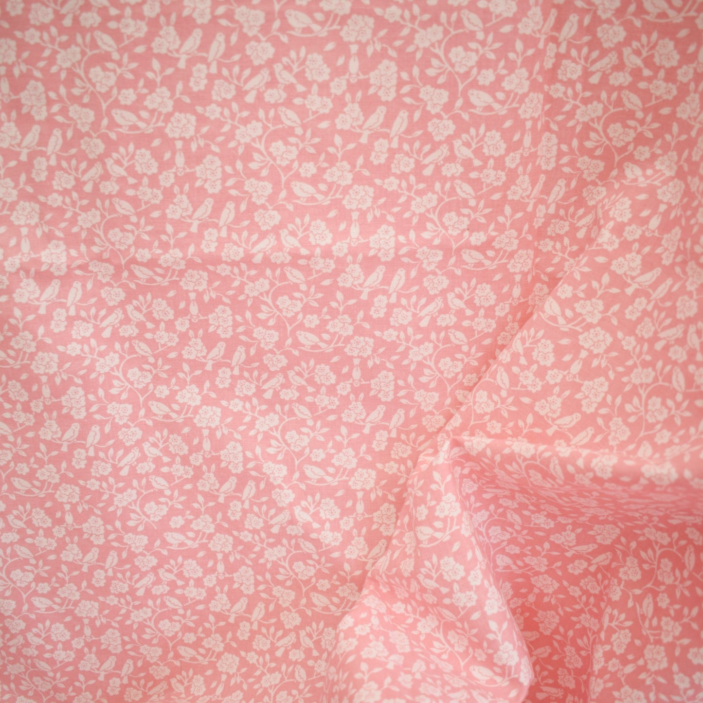 Vintage 1980s Laura Ashley Ditzy Pink Curtains