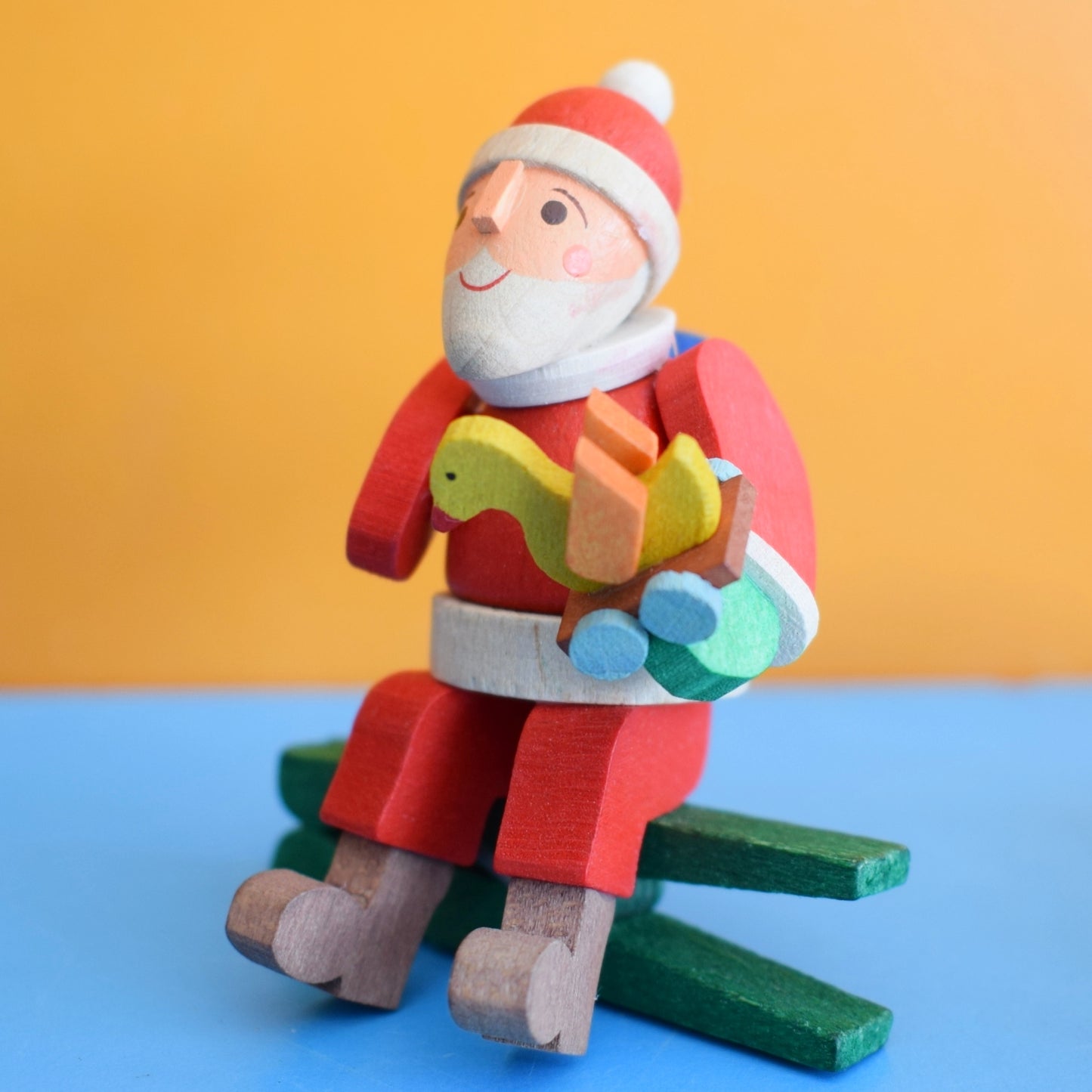 Vintage Erzgebirge German Wooden Christmas Figures