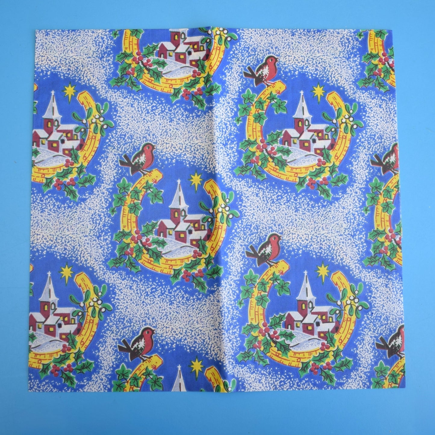 Vintage 1970s Christmas Wrapping Paper - More Mixed Sheets