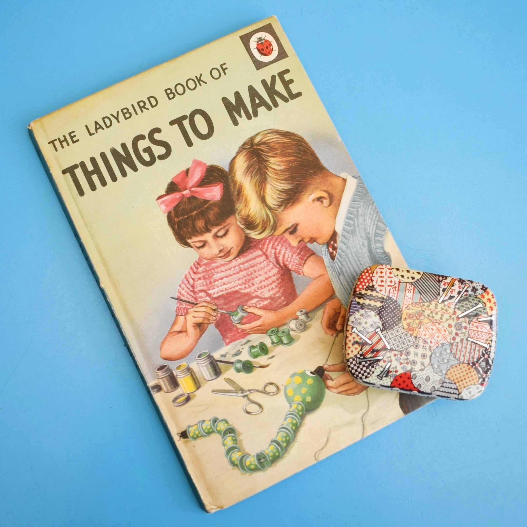 Vintage 1960s Ladybird Book Things To Make Sewing Tin – Pineapple Retro