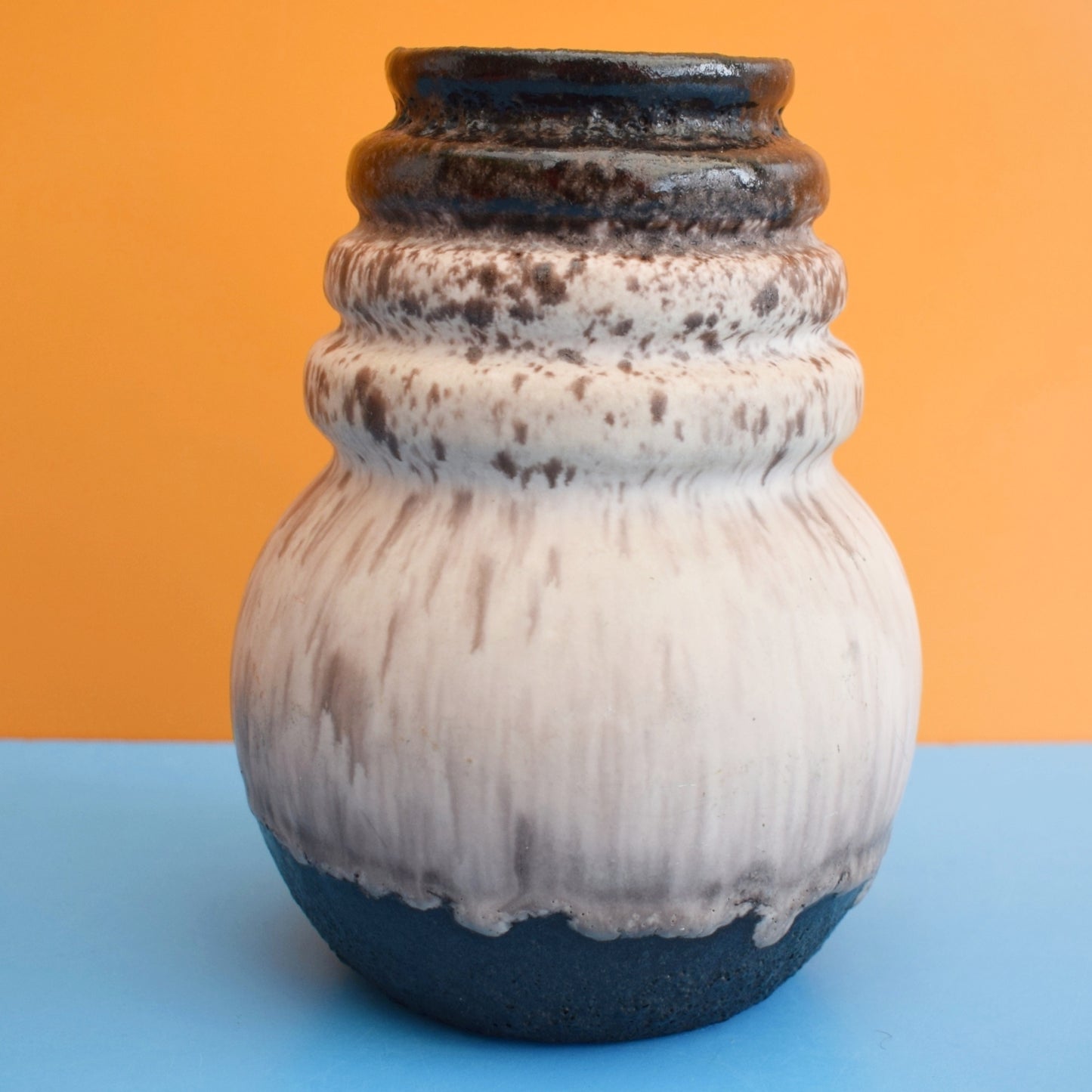 Vintage 1970s West German Small Ceramic Vase - 269-15