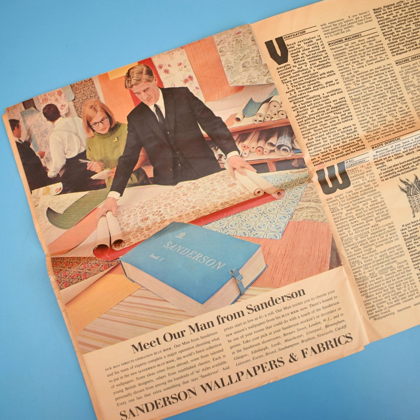 Vintage 1960s Ideal Home / Woman Own Supplement / Magazines by Pineapple Retro