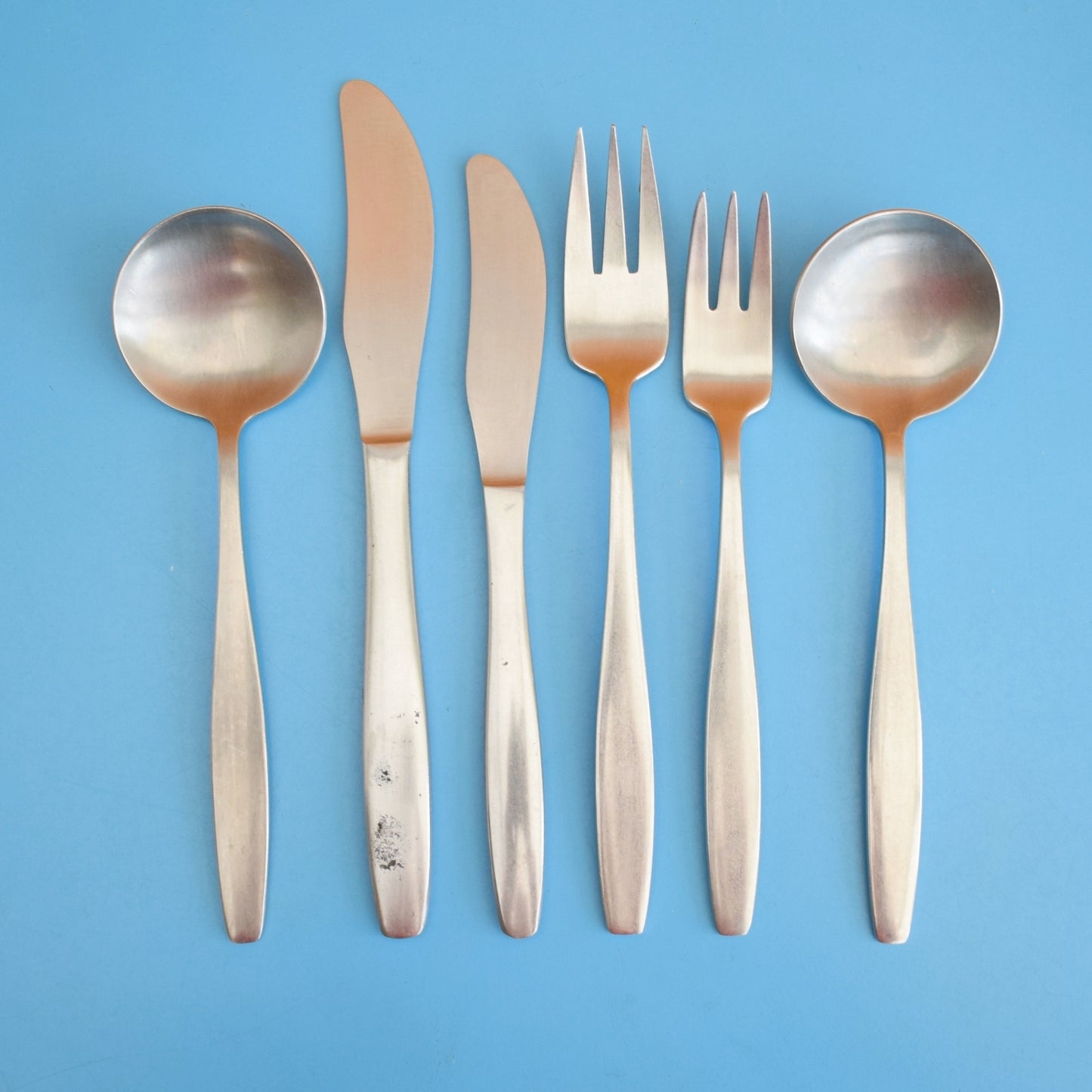 Vintage 1960s Stainless Steel Cutlery - Moderna - Boston .