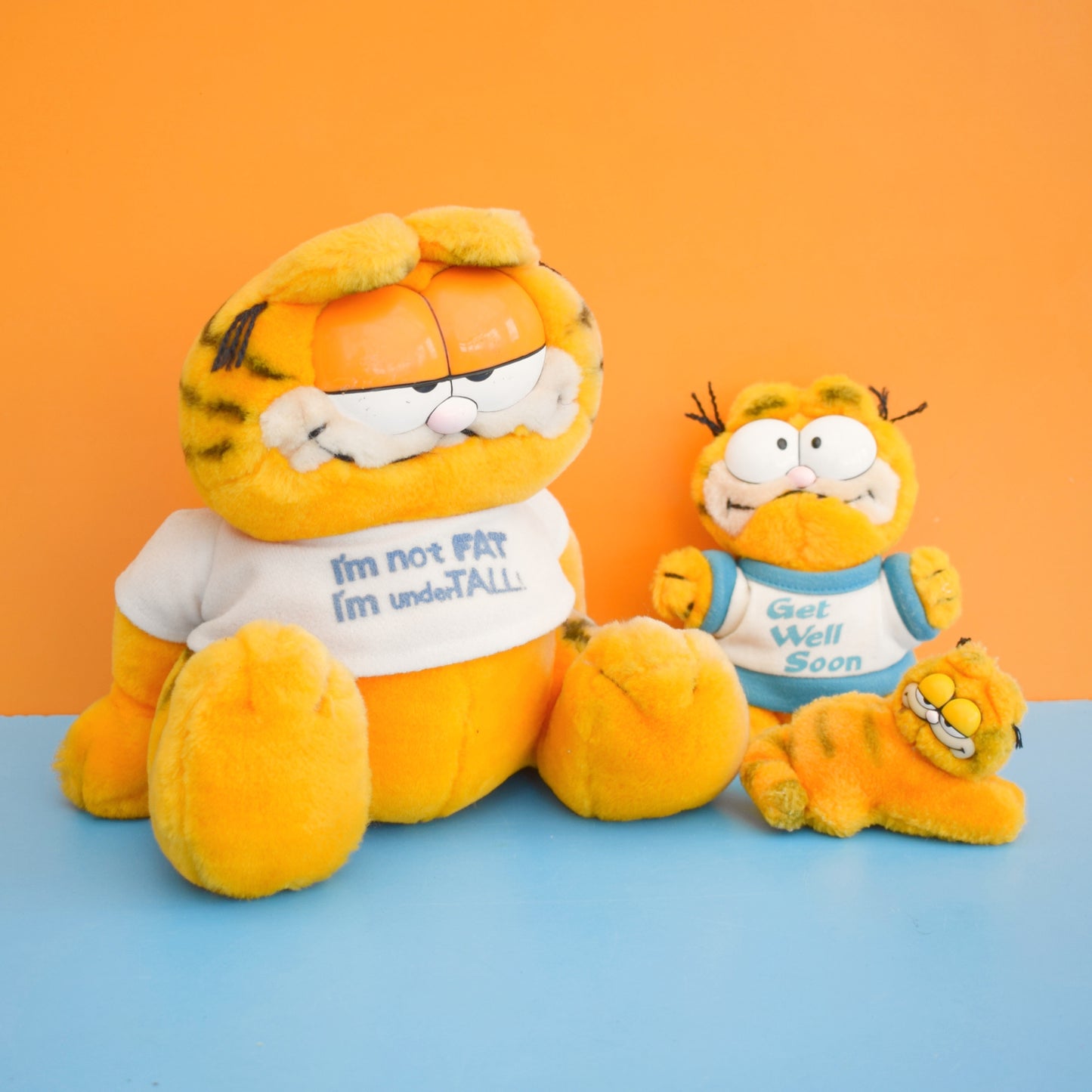 Vintage 1980s Garfield Plush- I'm Not Fat...