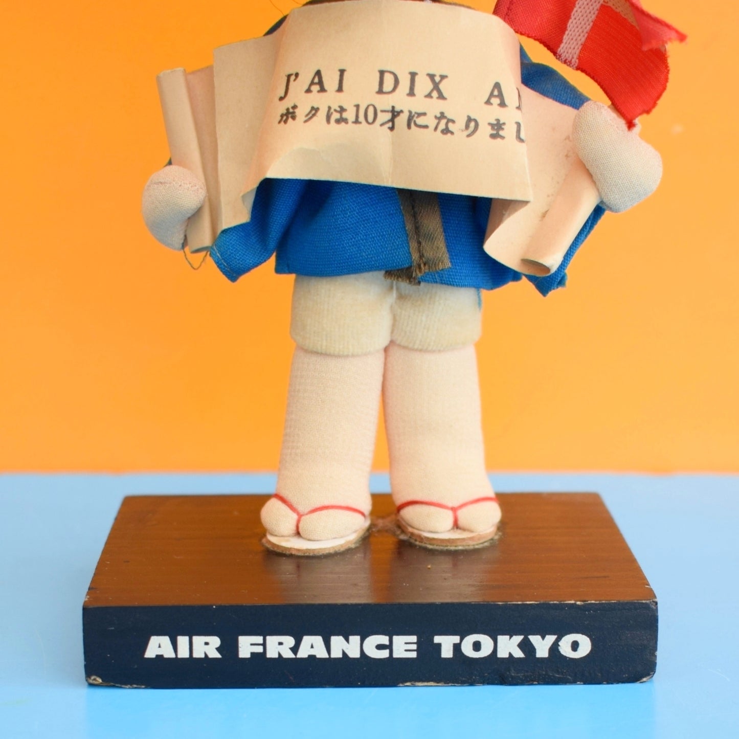 Vintage 1960s Air France Tokyo 10 Year Celebration Figure