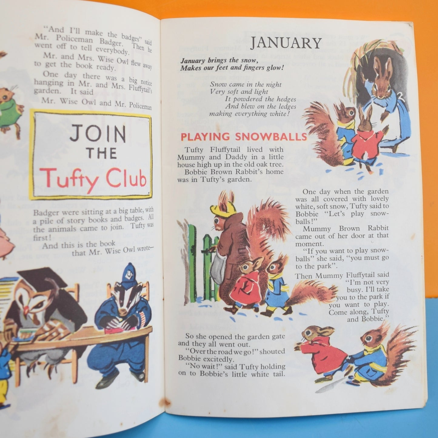 Vintage 1960s Tufty Club Book by Vintage