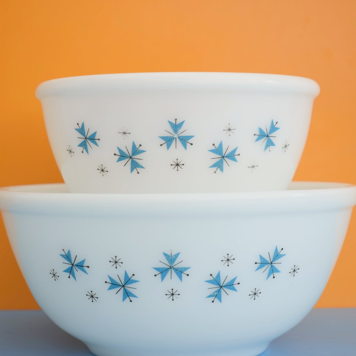 Vintage 1960s Phoenix Mixing Bowls - Zodiac/ Atomic x2