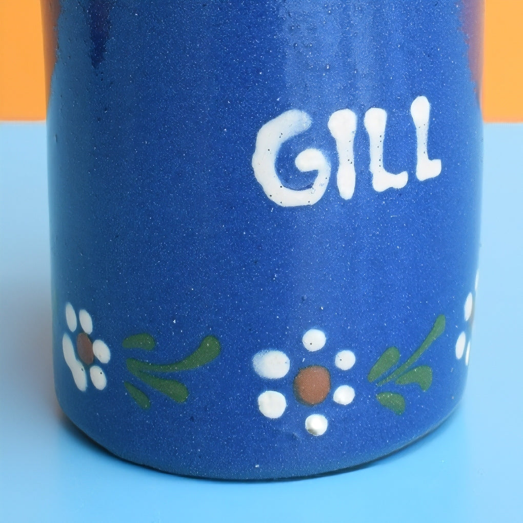 Vintage 1970s German Coffee Name Mug - Gill