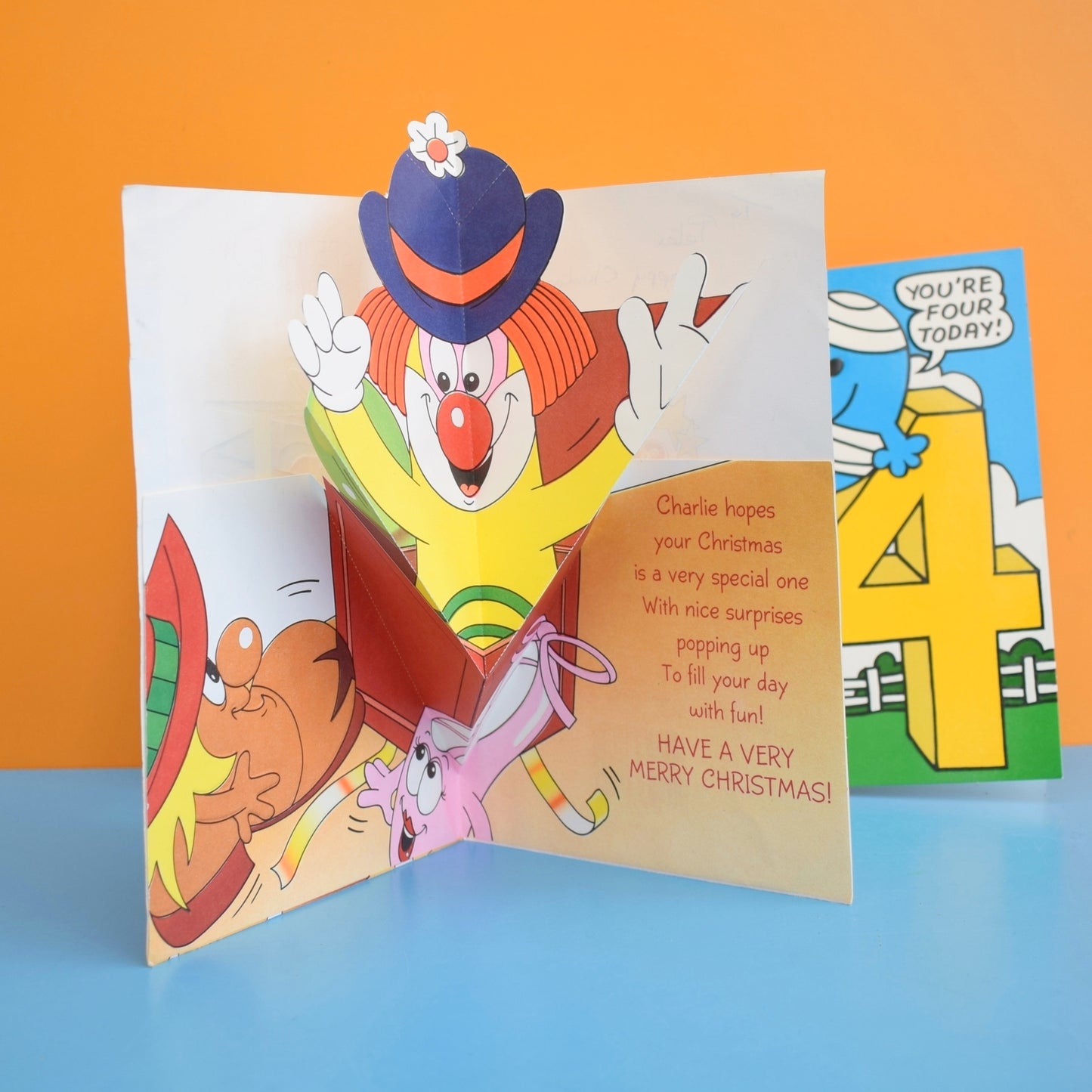 Vintage 1980s Used Greeting Cards - My Little Pony, Mr Men, Shoe People