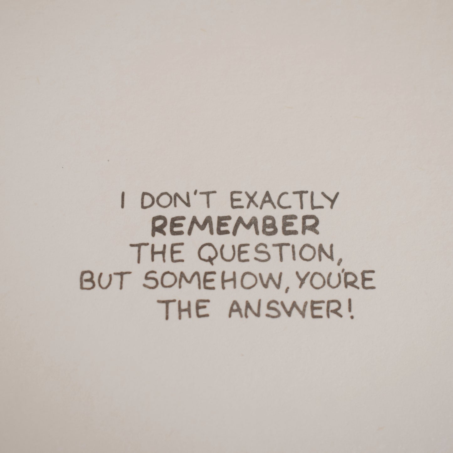 Vintage 1980s Valentines ? Card- Little Miss Scatterbrain