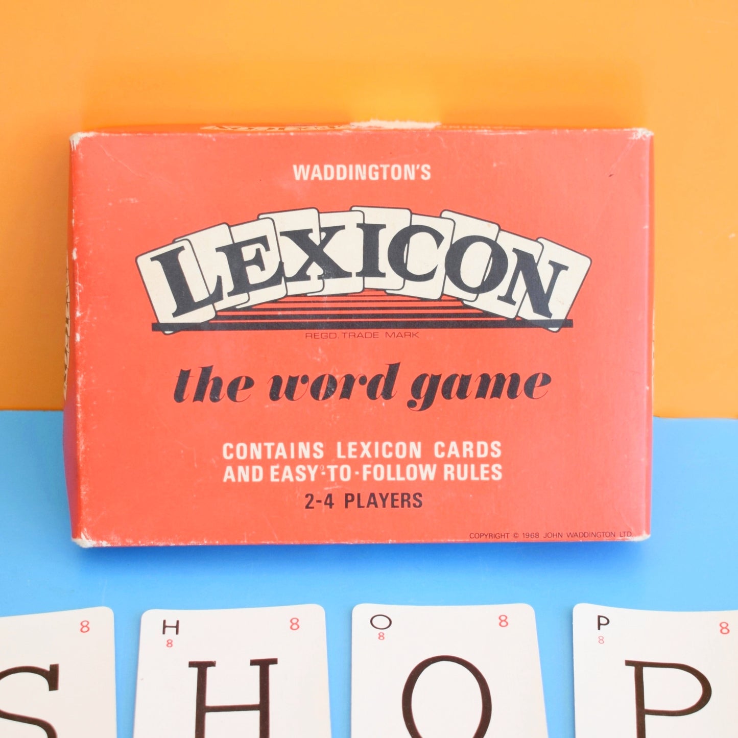 Vintage 1970s Card Game - Lexicon - Anagrams - Craft. by Pineapple Retro