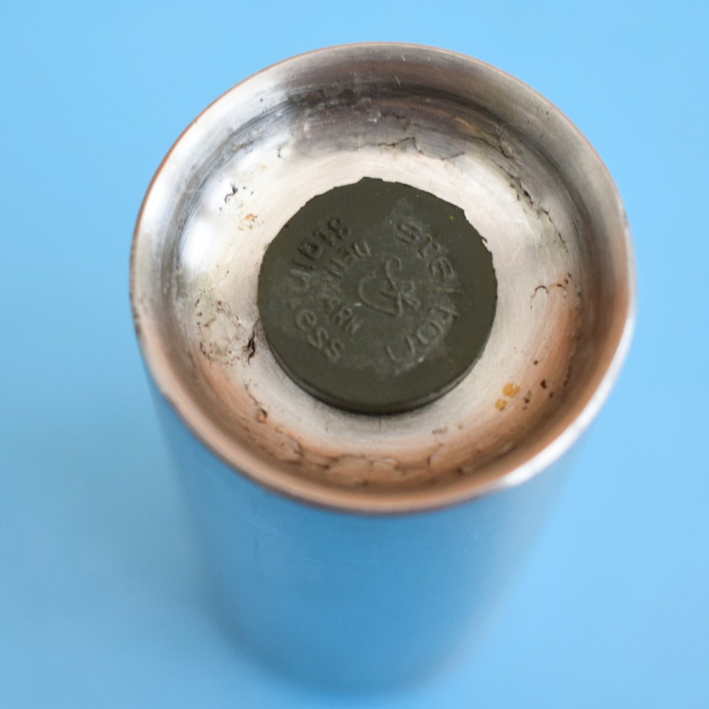 Vintage 1960s Stainless Steel Stelton Cylinda Line Danish Condiment Set