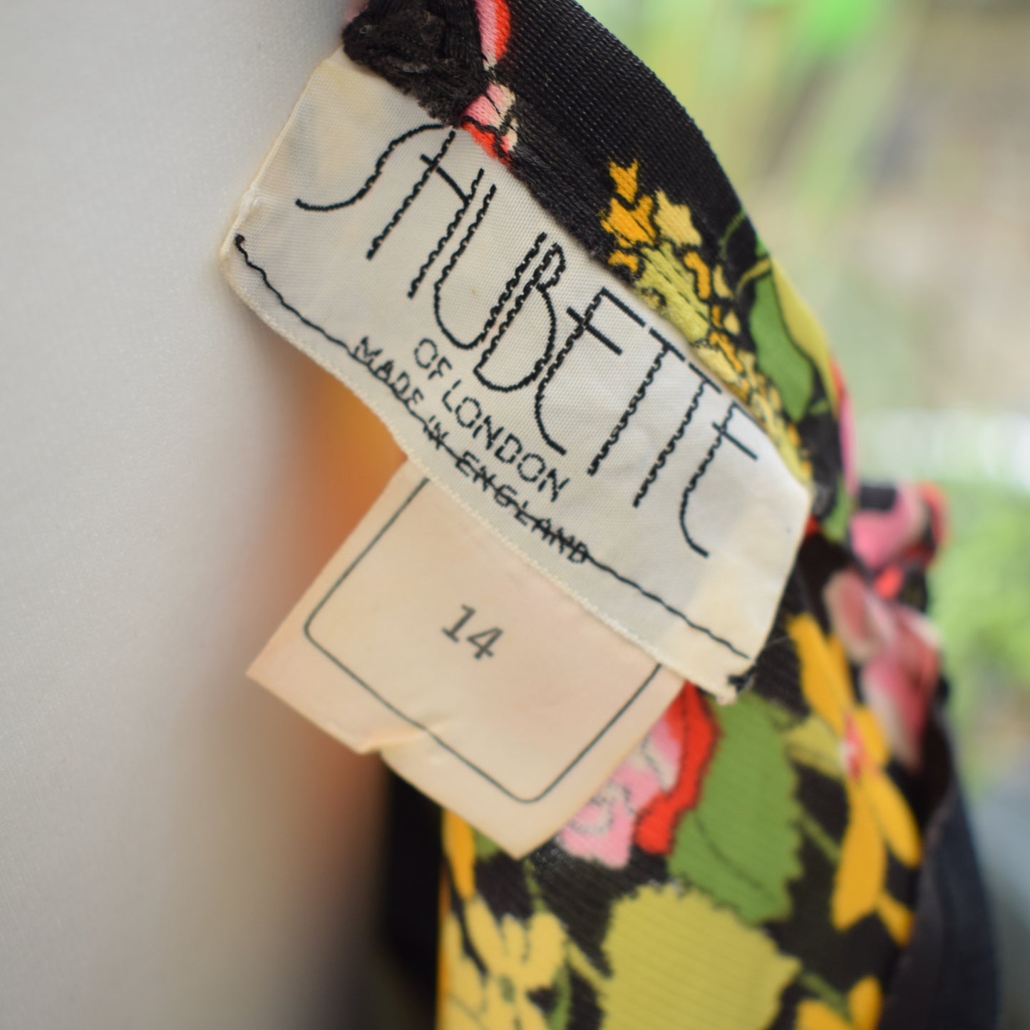 Vintage 1970s Maxi Dress - Floral Print - Uk 12- 14