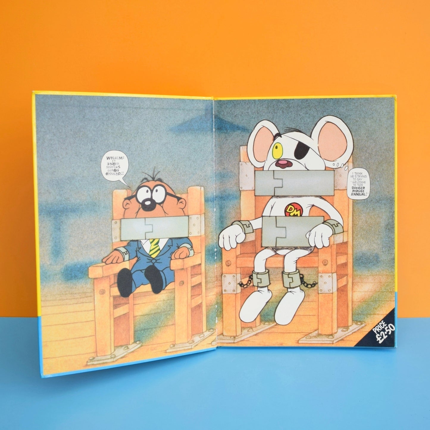 Vintage 1980s Danger Mouse Annual by Pineapple Retro