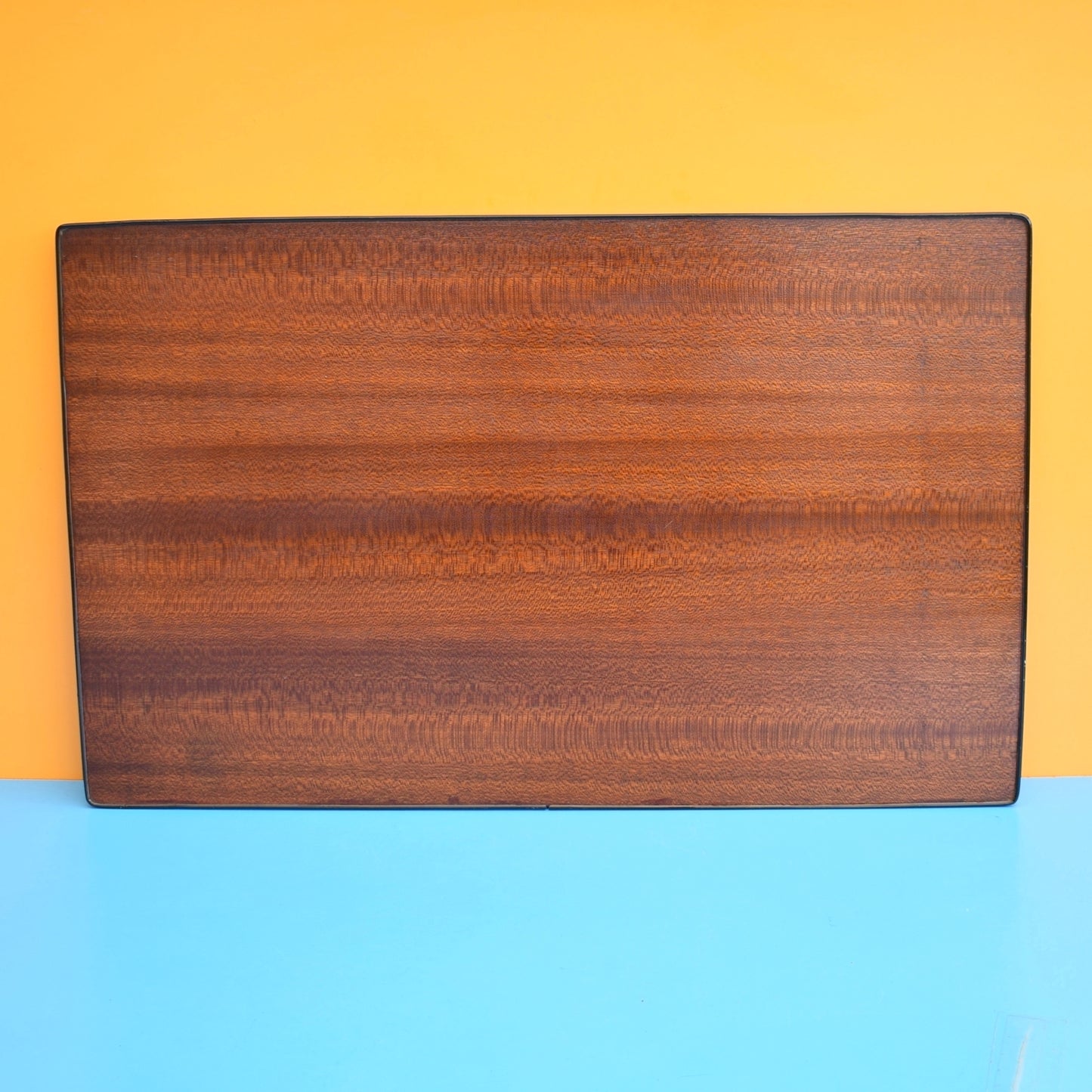 Vintage 1960s Handy Side / Coffee Table - Teak / Black by Vintage