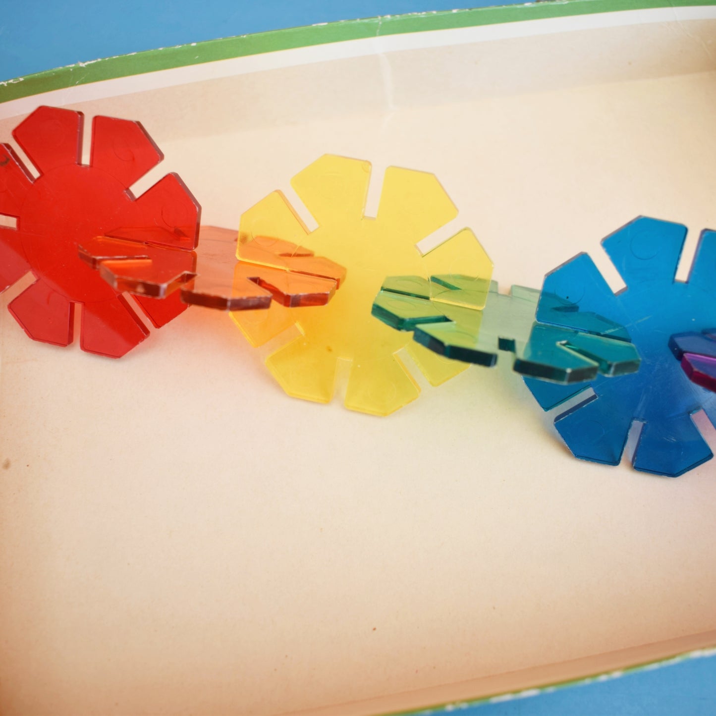 Vintage 1970s Perspex Octons - by Galt (Boxed).