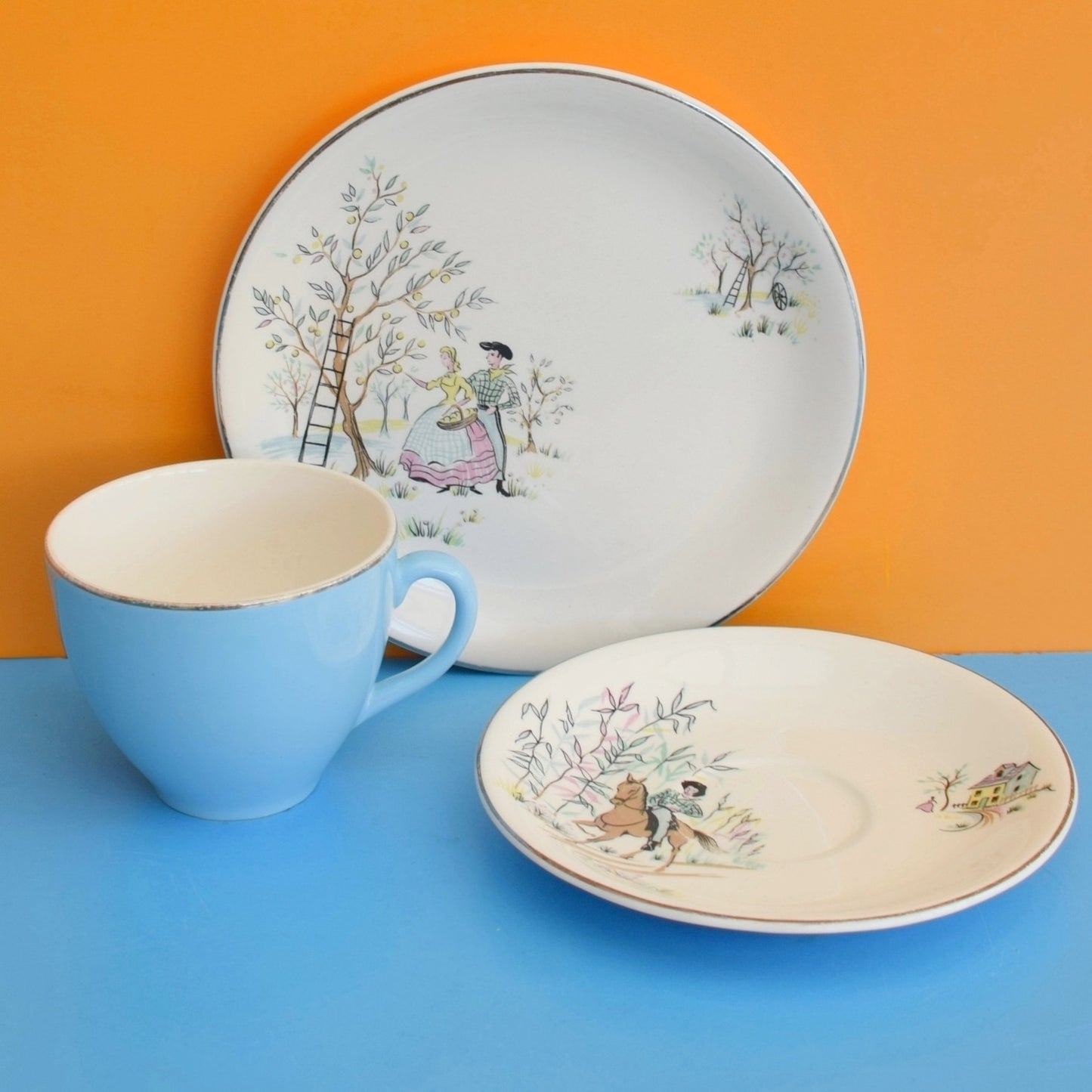 Vintage 1950s Kitsch Alfred Meakin - Oklahoma