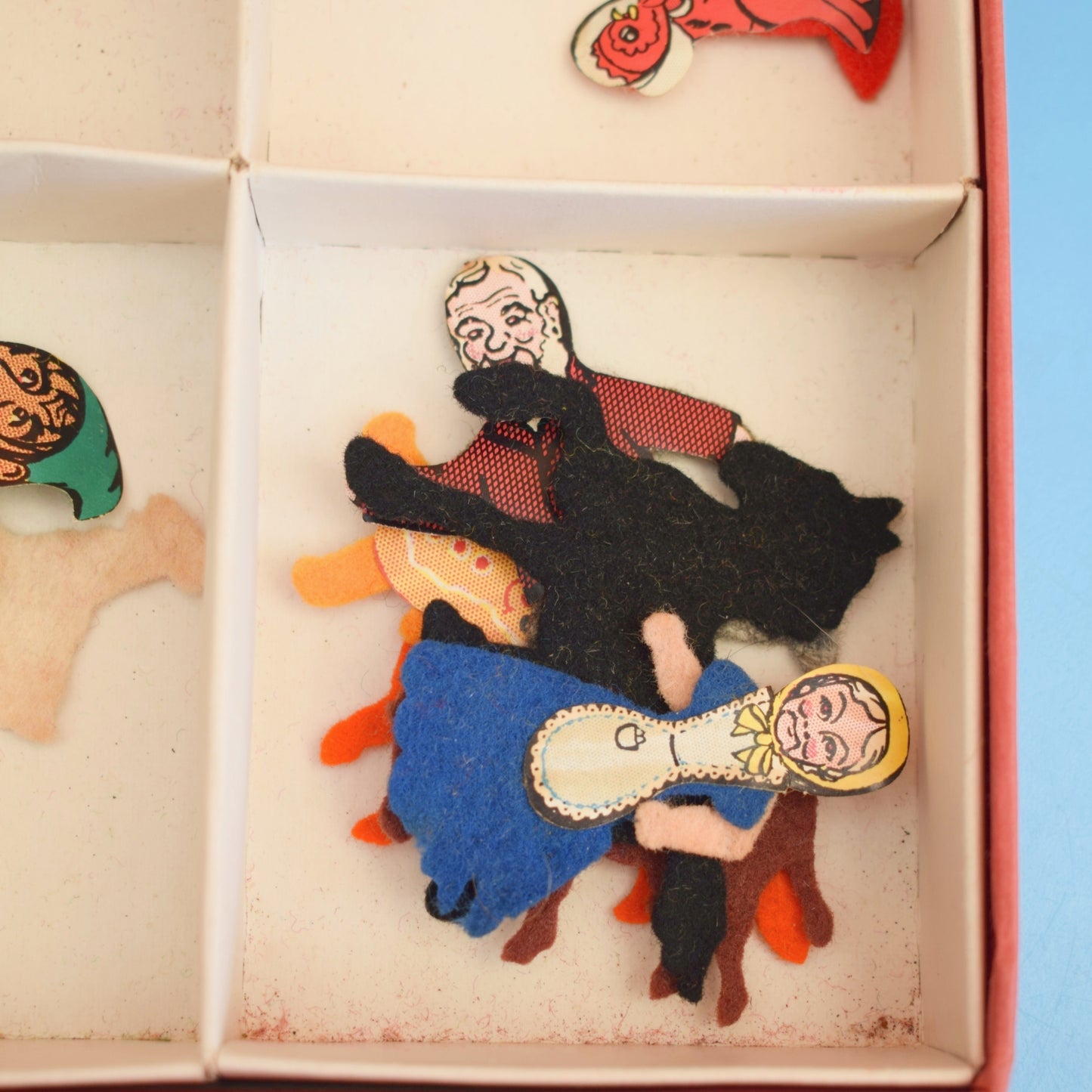 Vintage 1960s Fuzzy Felt - Favourite Stories by Pineapple Retro