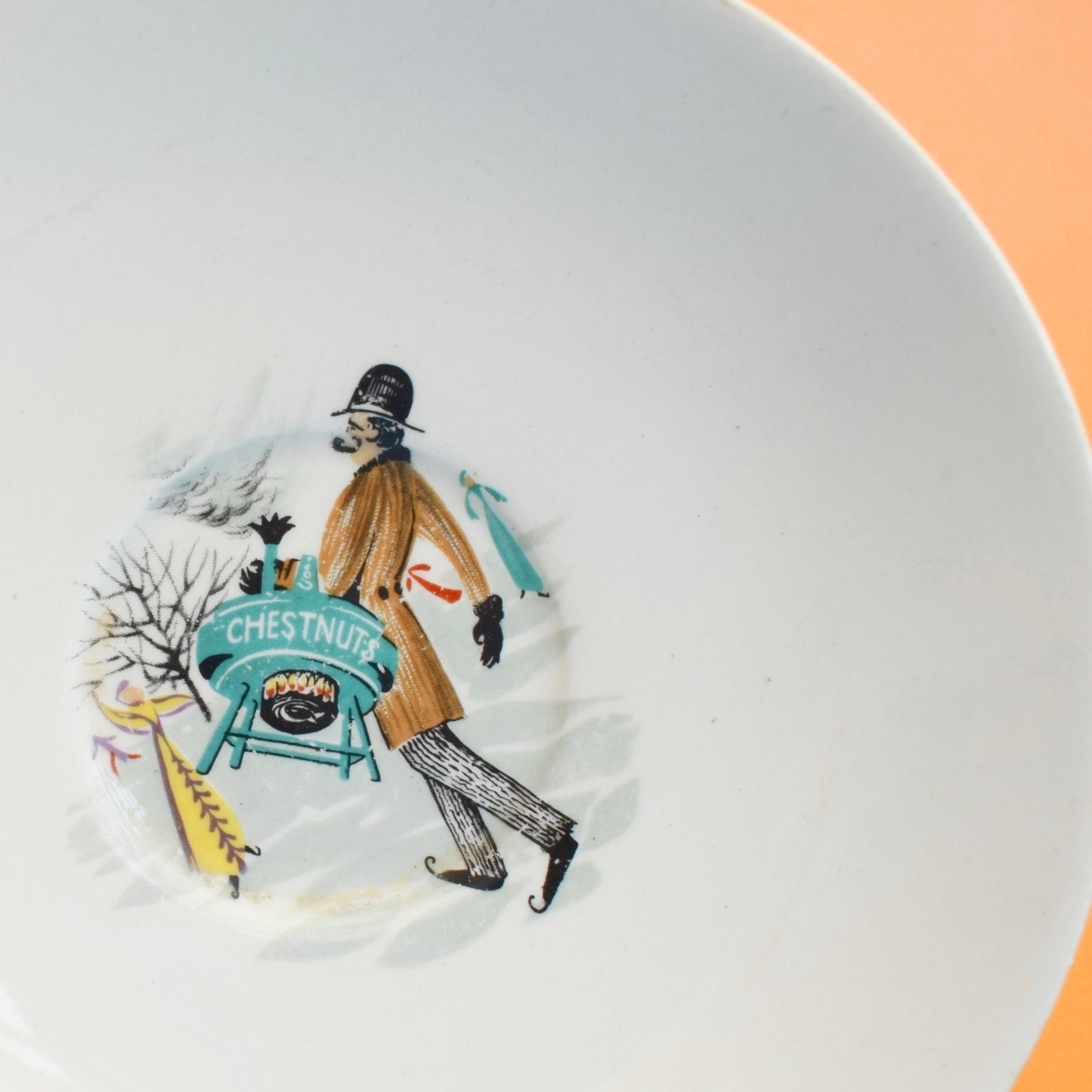 Vintage 1950s Tea Cup & Saucer- Bristol Pottery - Frozen London