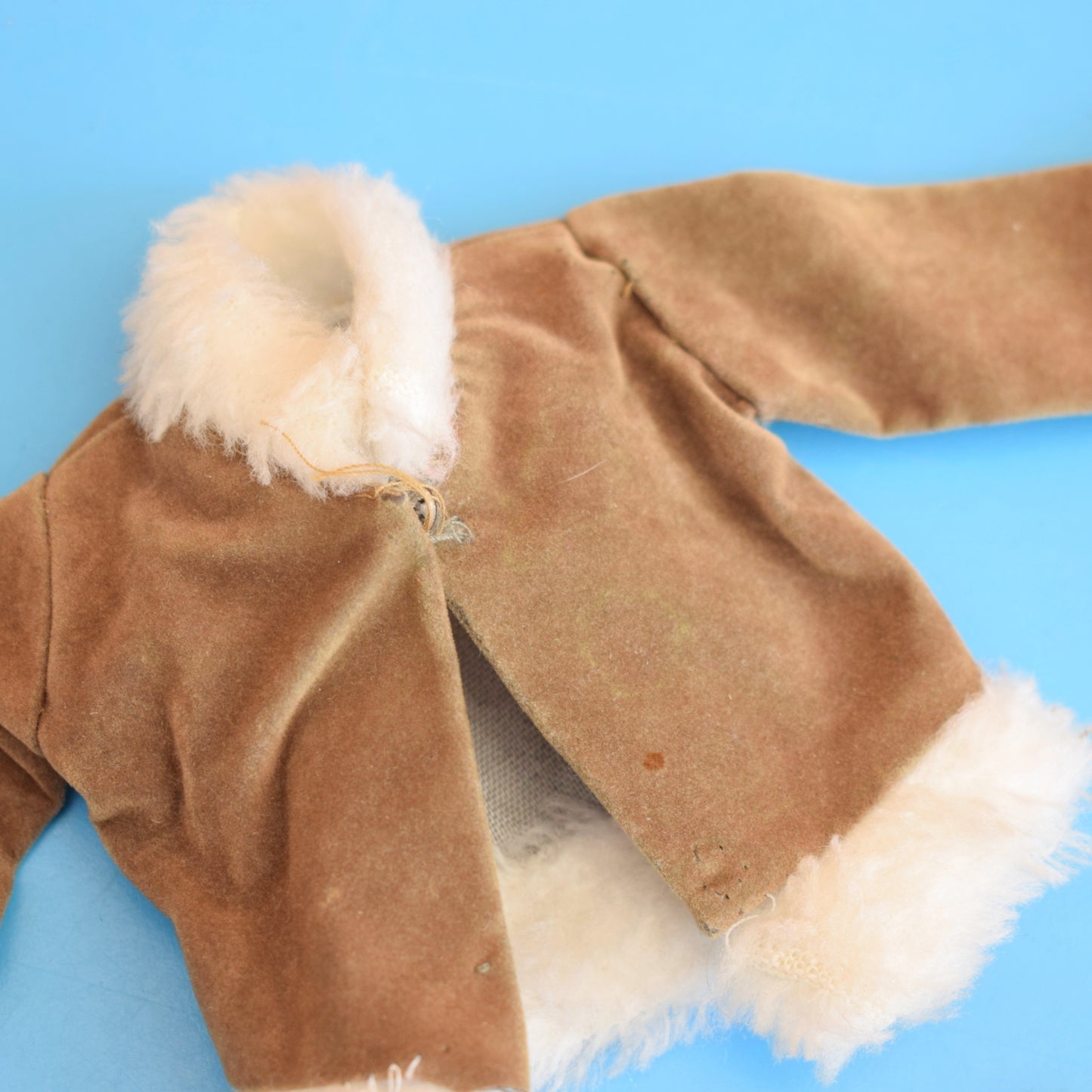 Vintage 1970s Sindy Sized Outfit - Suede Jacket / Boots by Pineapple Retro
