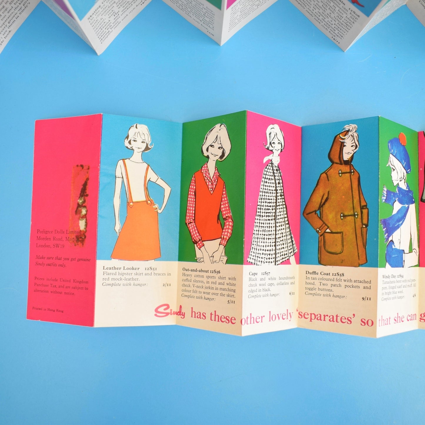 Vintage 1960s Sindy Bazaar Booklets