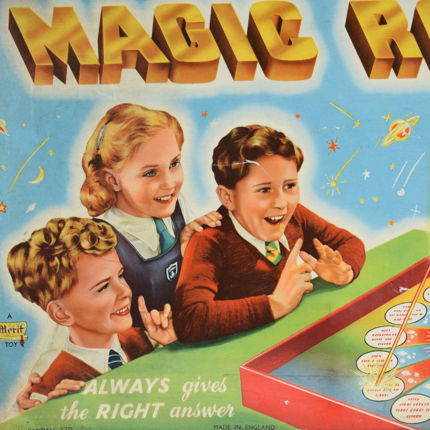 Vintage 1950s Magic Robot Game- Boxed