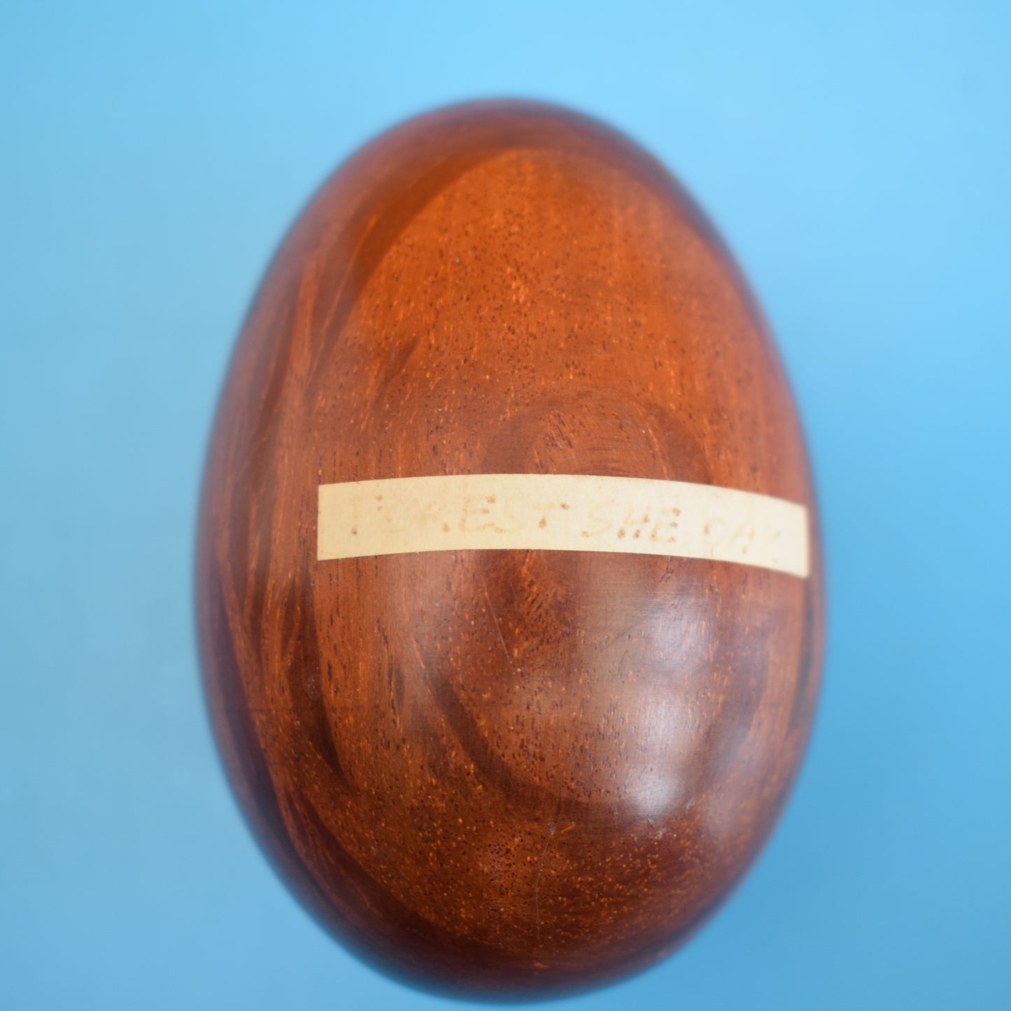 Vintage 1970s Wooden / Hand Painted Eggs - Folk Art