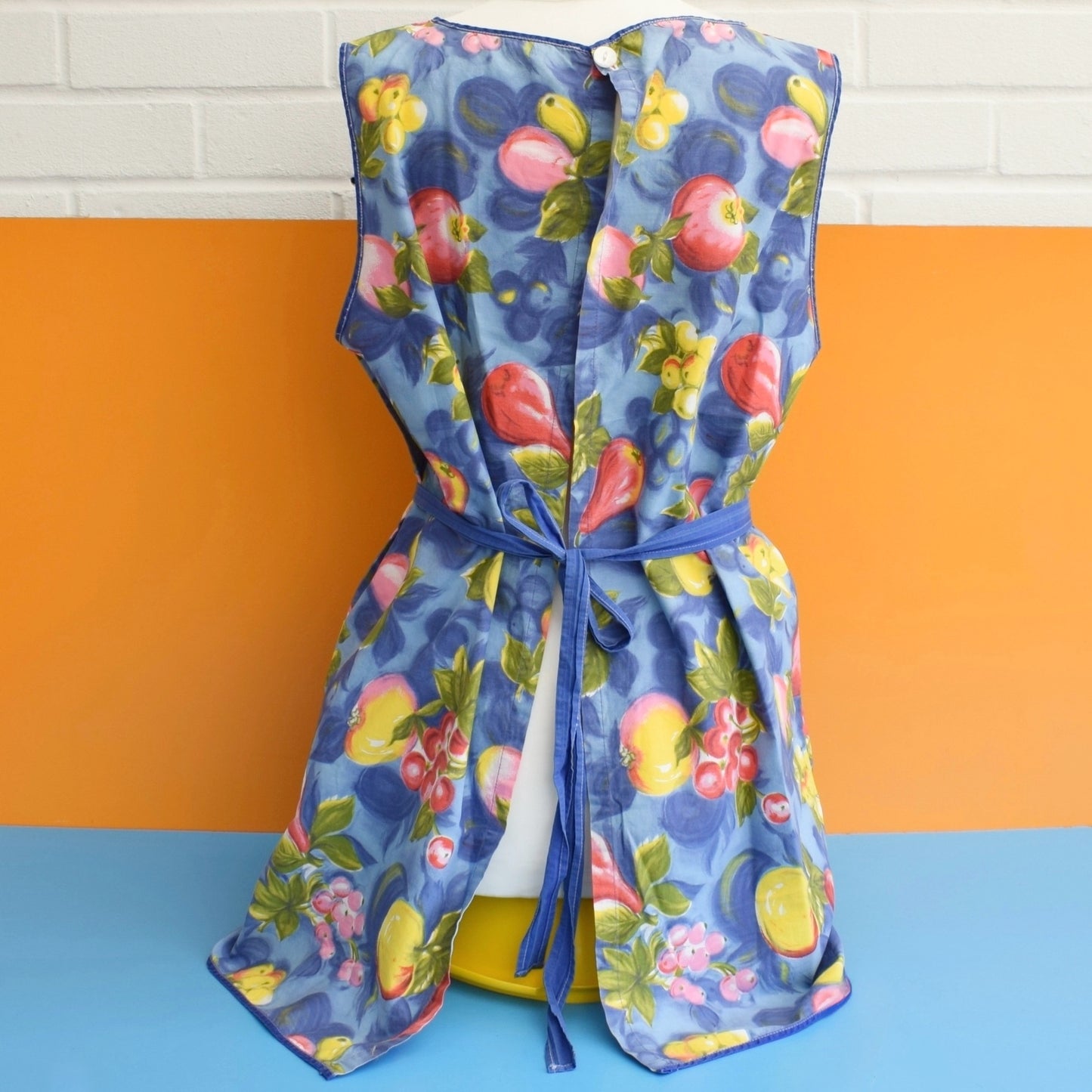 Vintage 1960s Tabard / Apron - Fruit Print