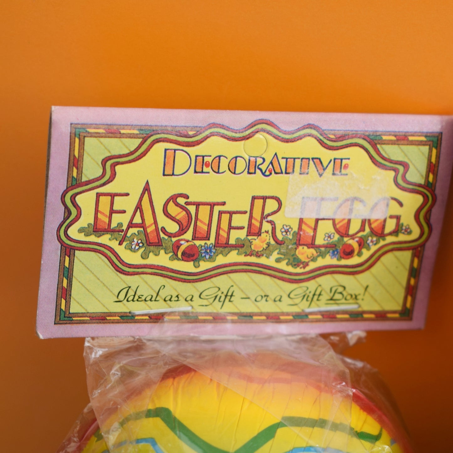 Vintage 1990s Cardboard Gift Box Easter Eggs - Unused