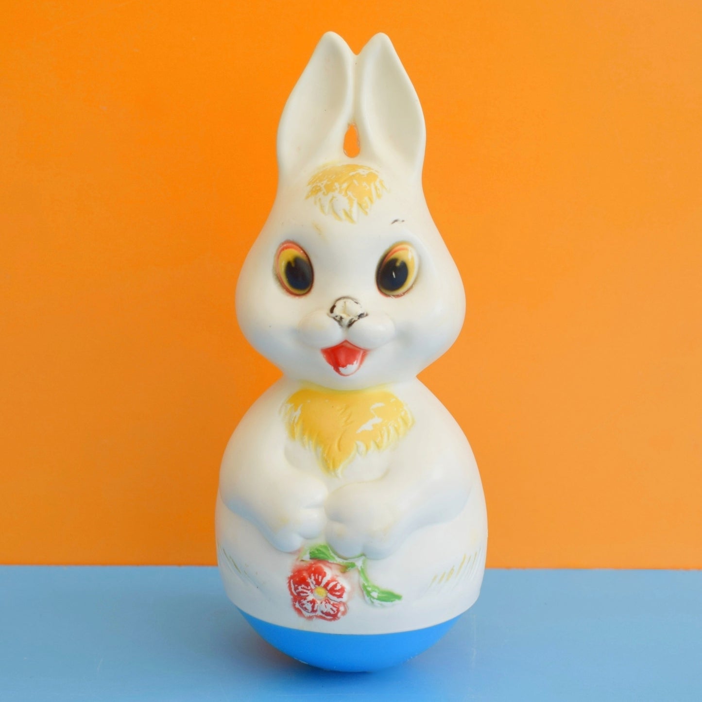 Vintage 1960s Selco- Chime Plastic Bunny Rabbit