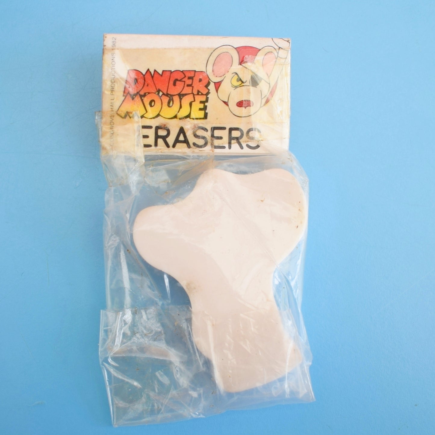 Vintage 1980s Collectable Erasers / Rubbers - DangerMouse Set