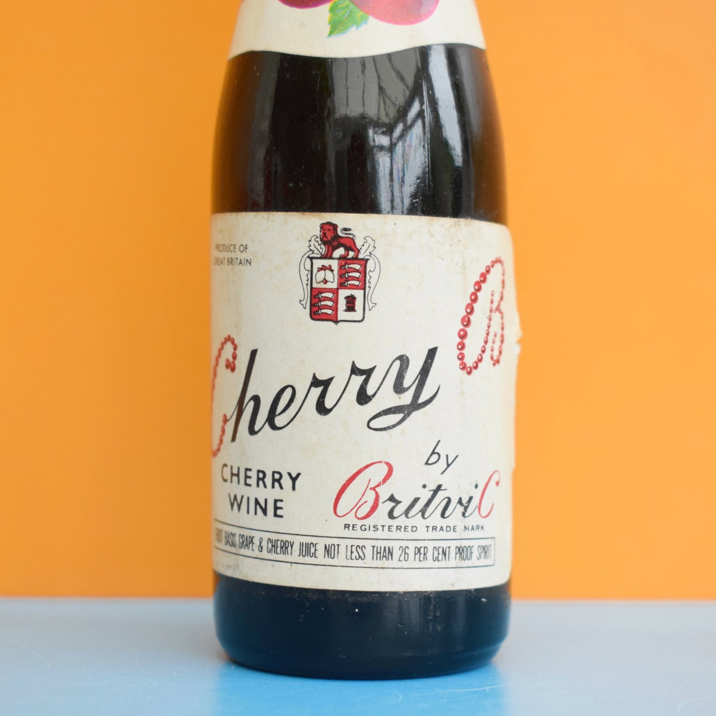 Vintage 1960s Cherry B Bottle - Bar Display by Pineapple Retro