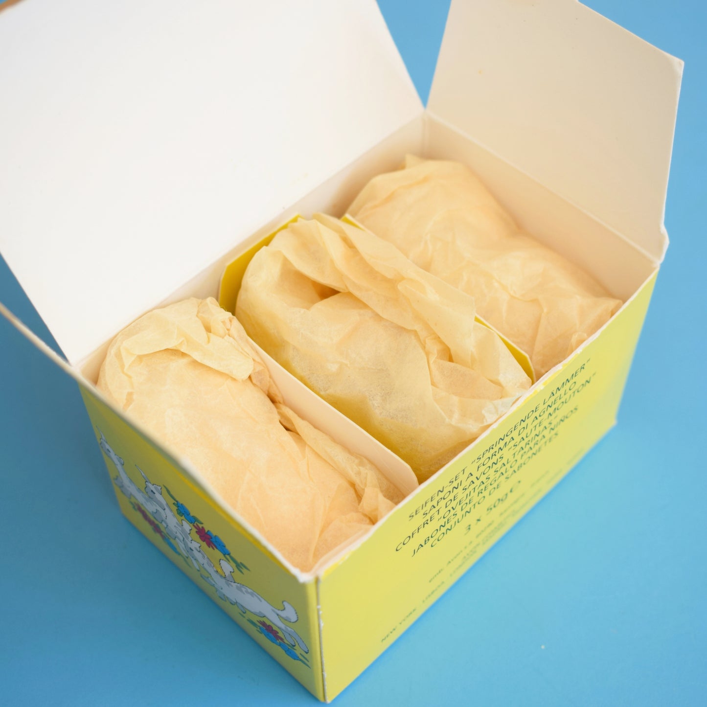 Vintage 1980s Avon - Gambolling Lambs Soap Set - Boxed by Pineapple Retro