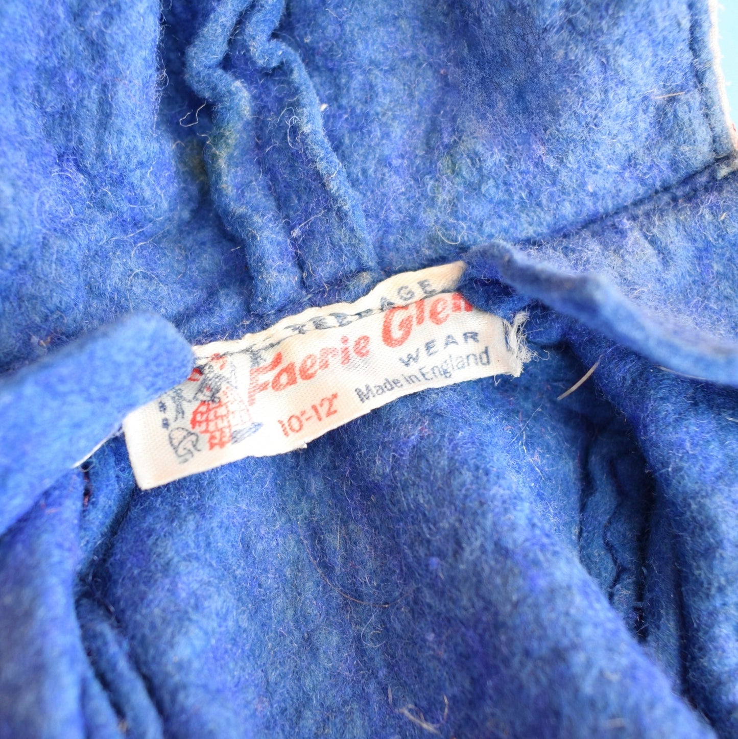 Vintage 1970s Doll Size Outfit - Faerie Glen - Checked Dress & Duffle Coat by Pineapple Retro