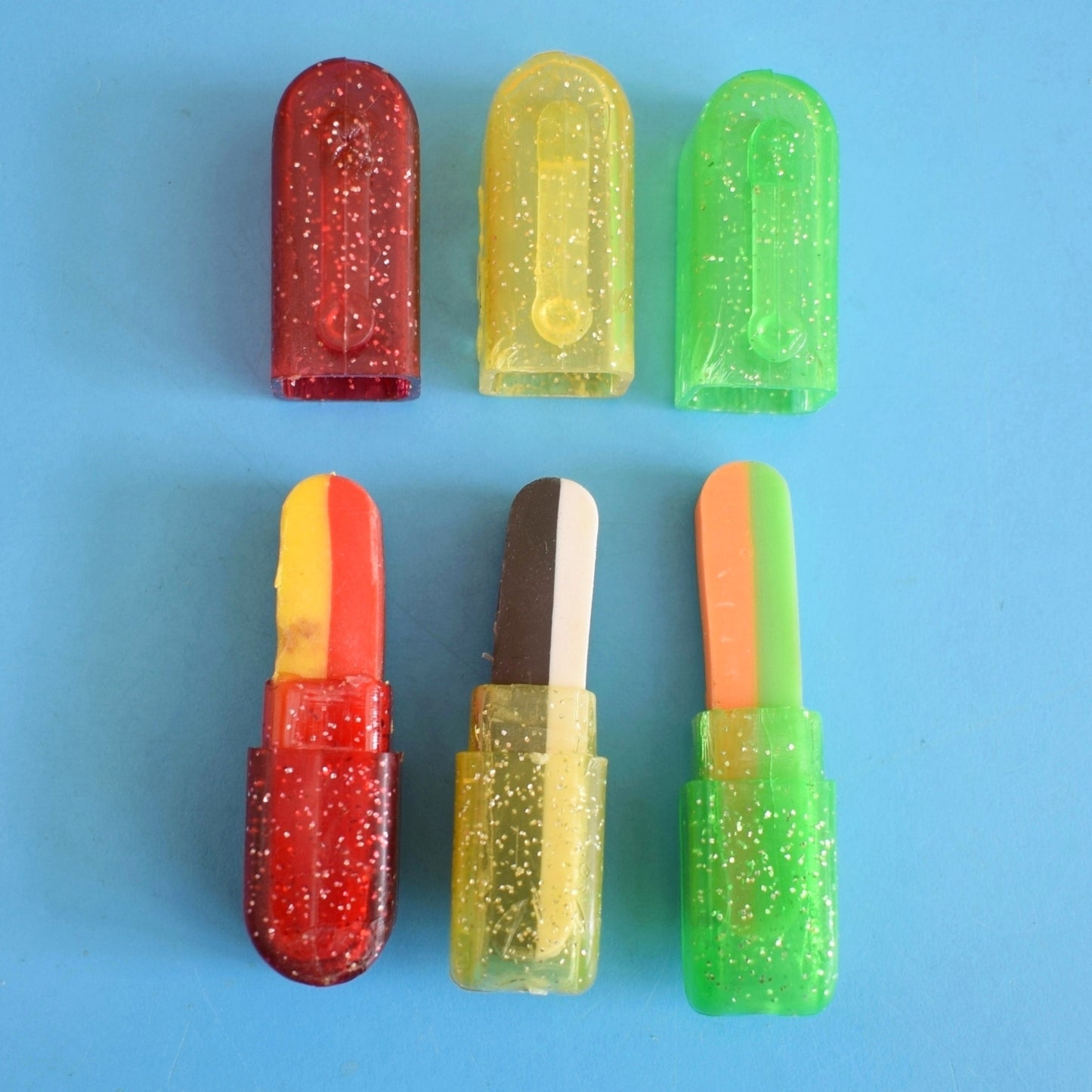 Vintage 1980s Collectable Erasers / Rubbers - Scented/ Cased