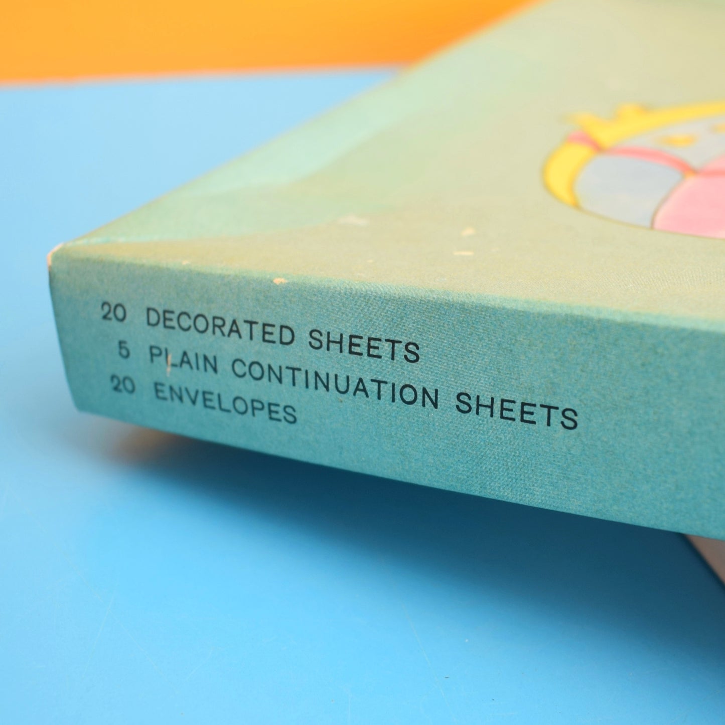 Vintage 1970s Snoopy Writing Paper Set - Hot Air Balloon