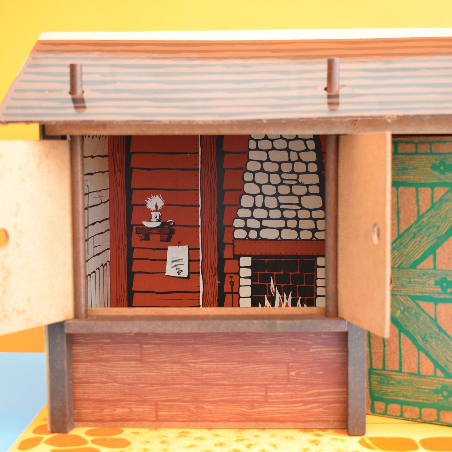 Vintage 1970s Wooden Lone Ranger Marx / Sio Play Set - Farmstead Building by Pineapple Retro