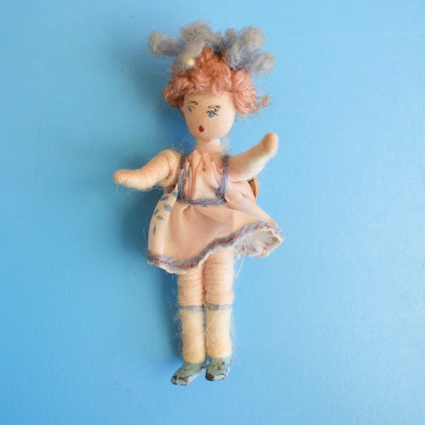 Vintage 1960s Barton Lundby Drawers/ Cot - Wooden/ Radio / Grecon Doll