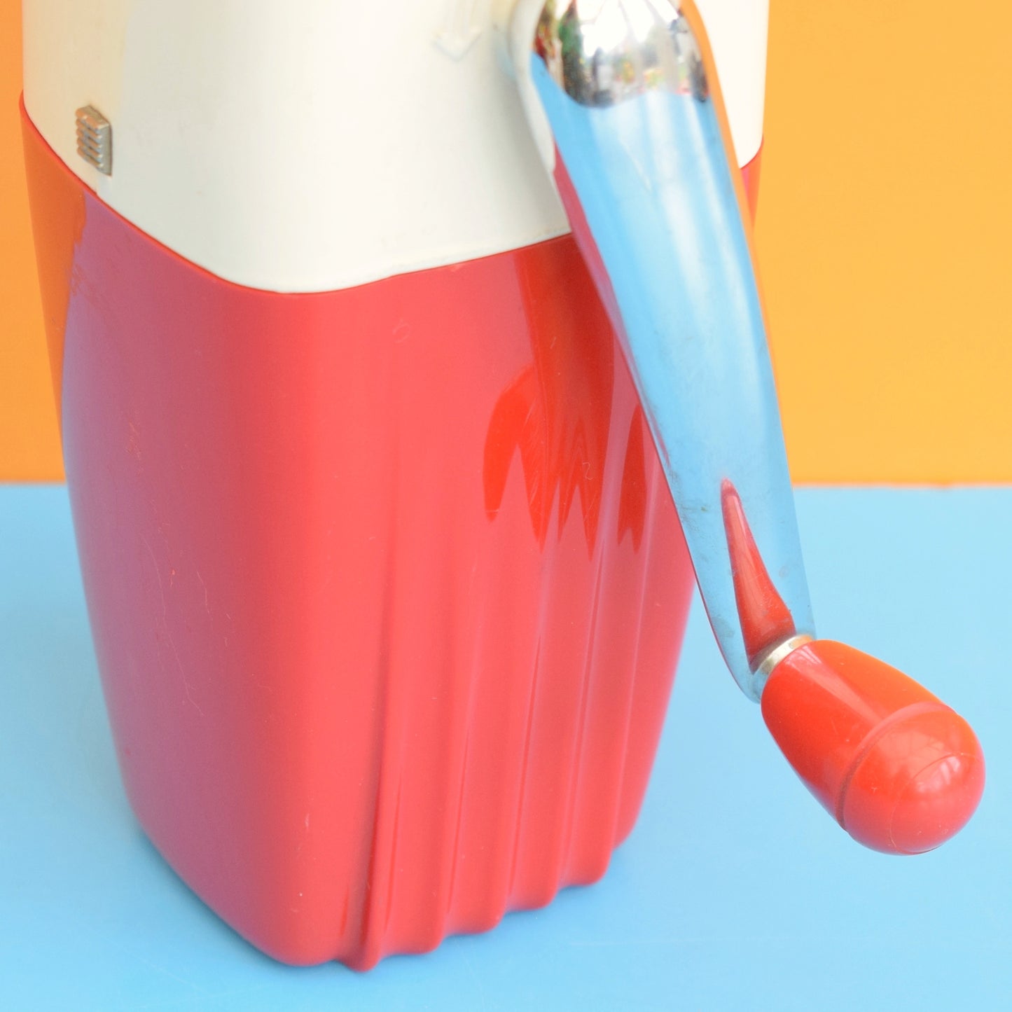 Vintage 1950s Ice O Mat - Ice Crusher - Red