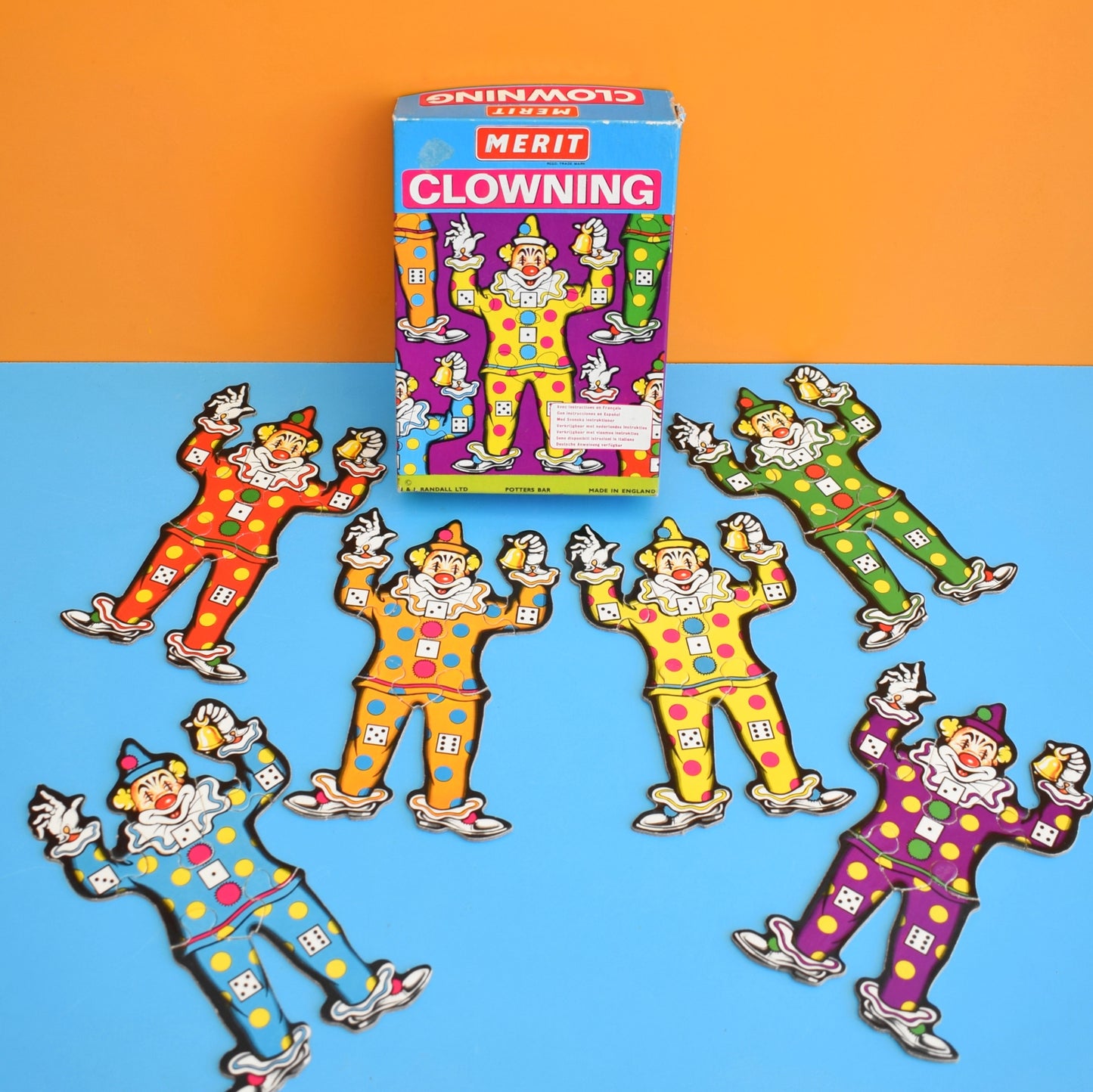 Vintage 1960s Racing Cones / Pick Up Monkeys / Clowning Games by Vintage