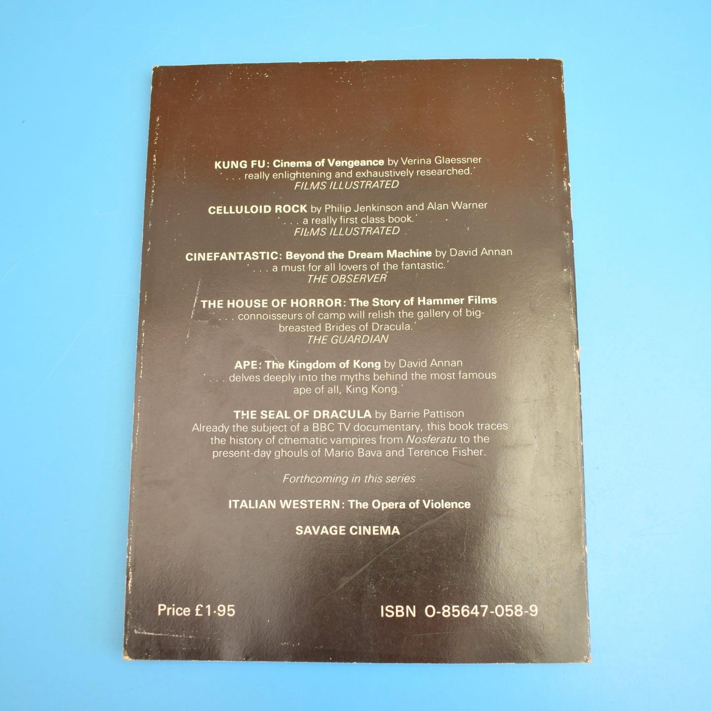 Vintage 1970s Cut Unseen Cinema Book - Baxter Philips by Pineapple Retro