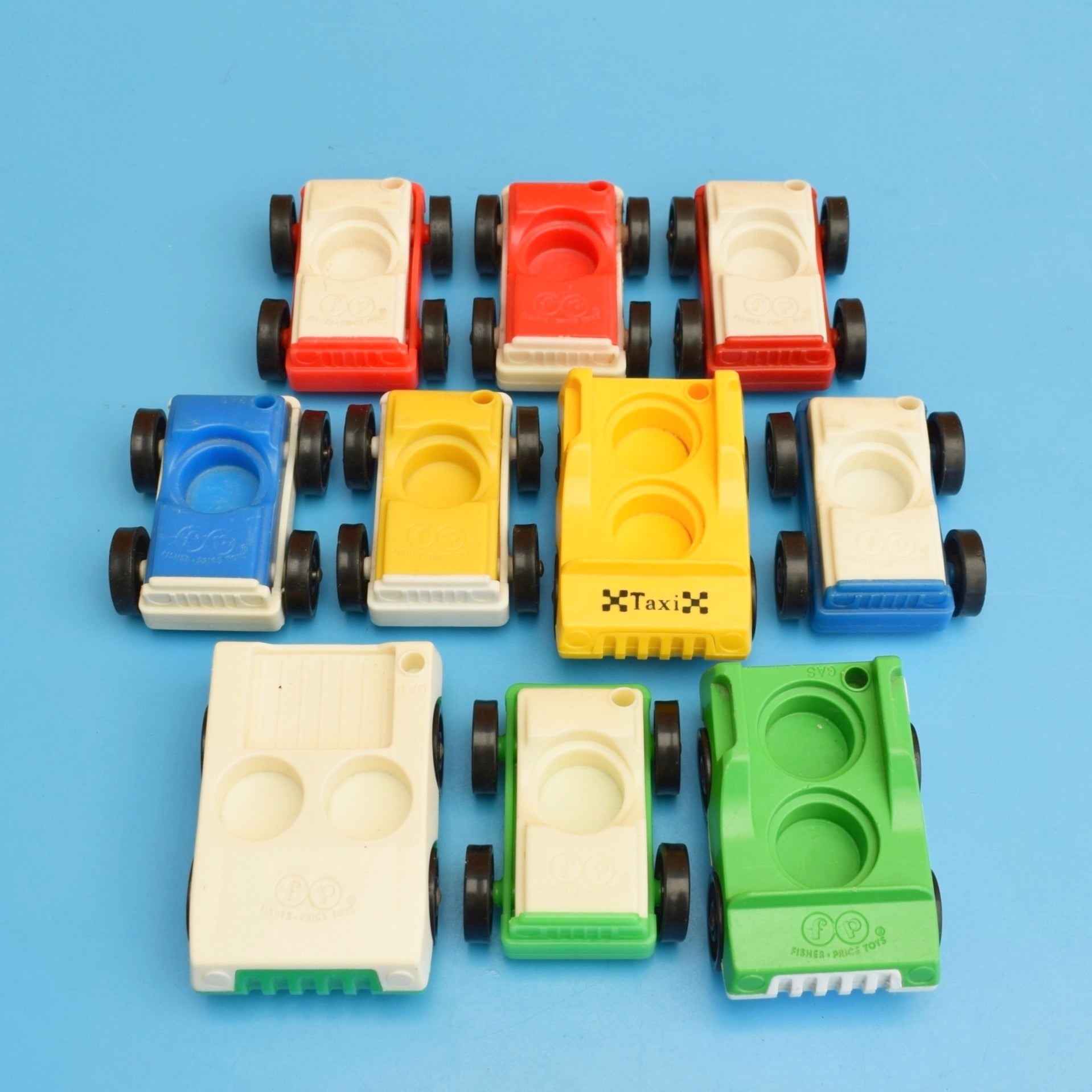 Vintage 1970s Fisher Price Cars Little People