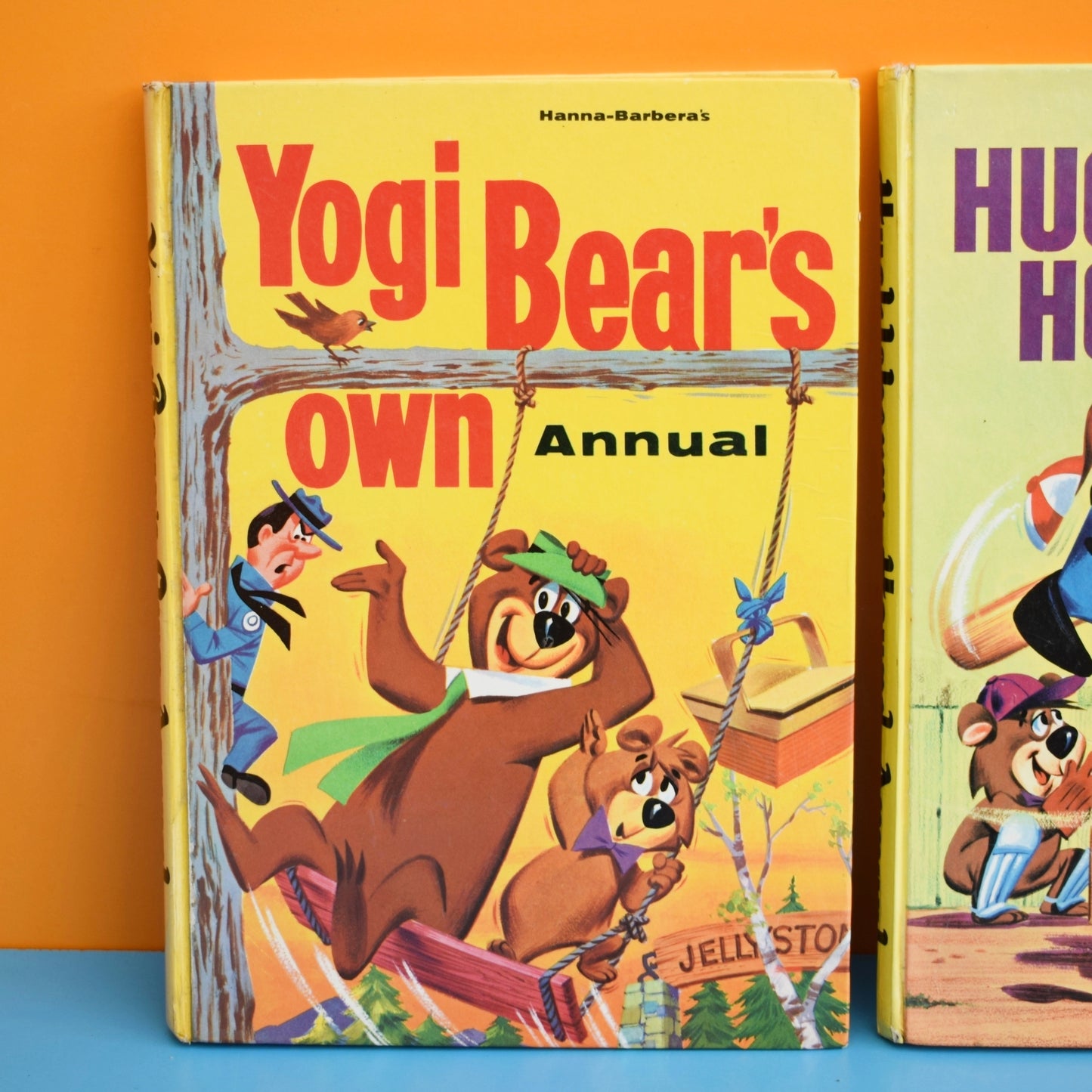 Vintage 1960s Annuals/ Books - Huckleberry Hound/ Yogi Bear