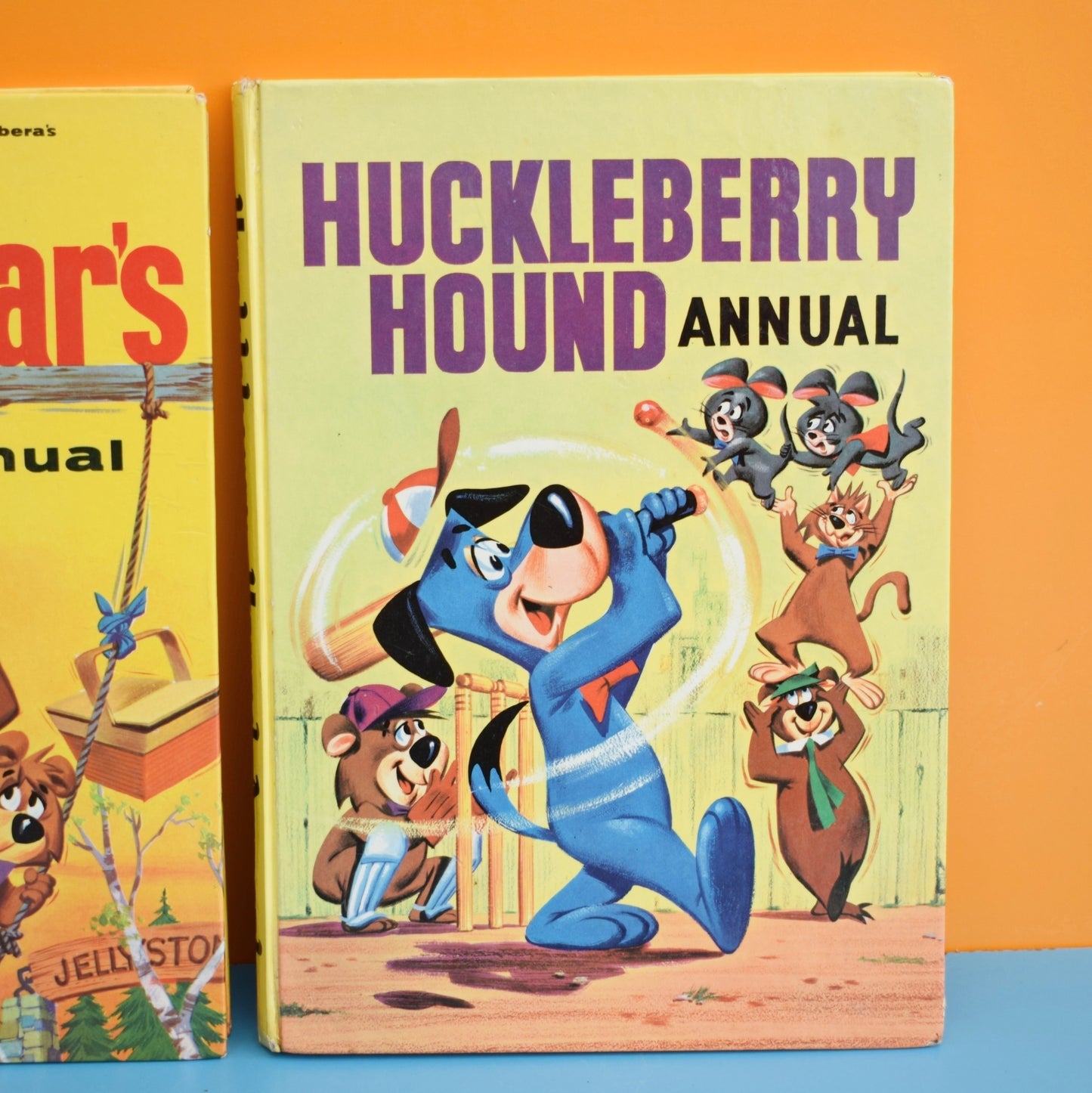 Vintage 1960s Annuals/ Books - Huckleberry Hound/ Yogi Bear