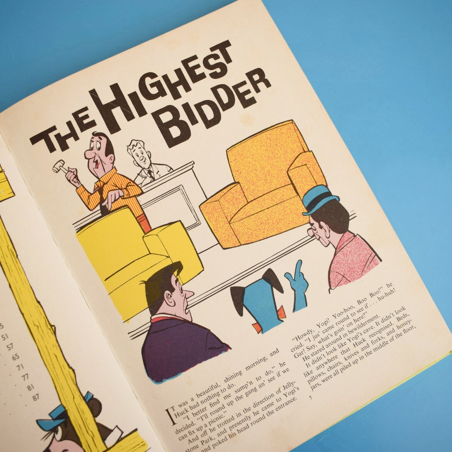 Vintage 1960s Annuals/ Books - Huckleberry Hound/ Yogi Bear