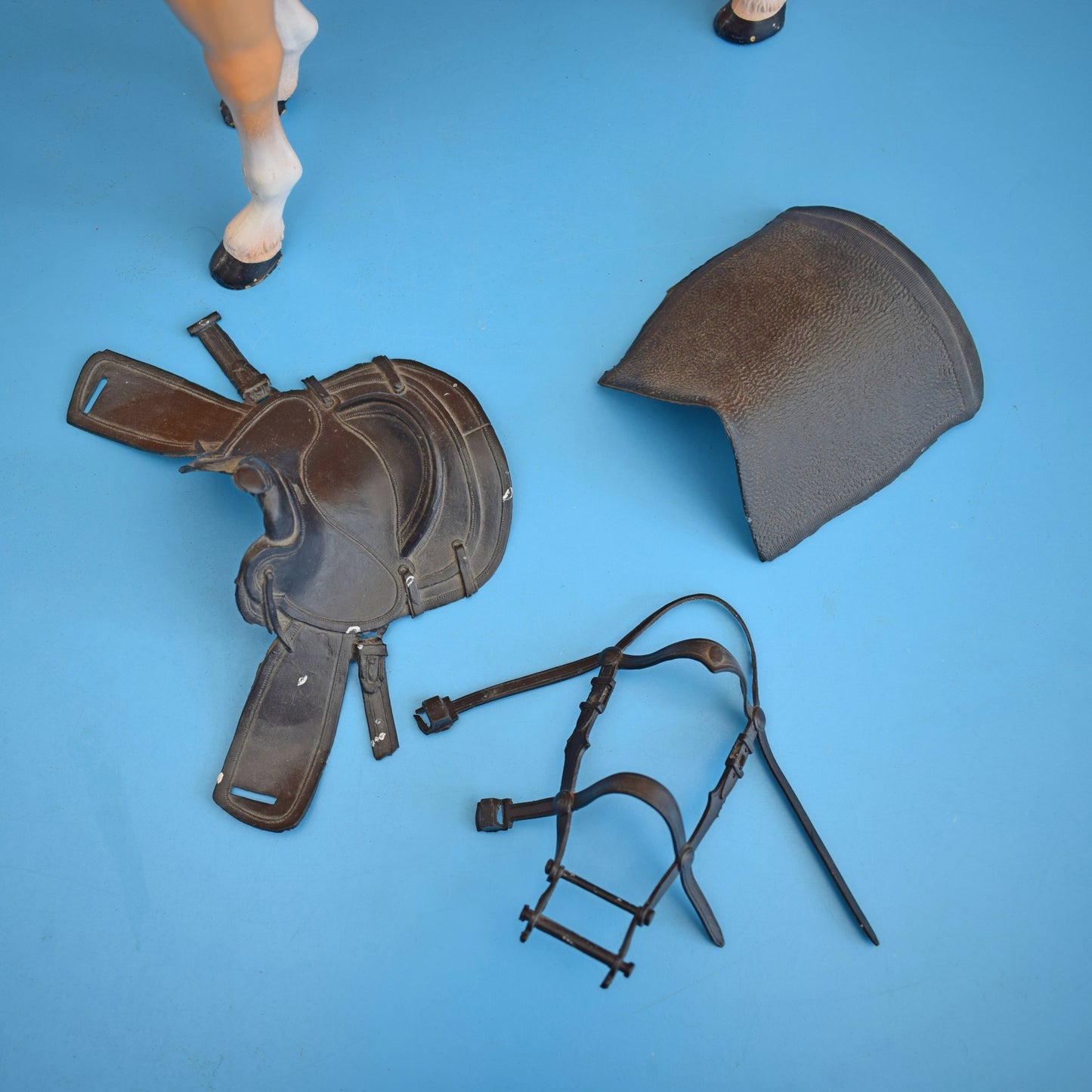 Vintage 1960s Marx Thunderbolt Horse - Palomino