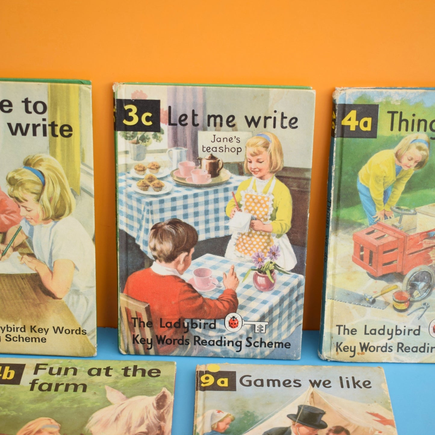 Vintage Ladybird Books - Key Word Reading Scheme x5