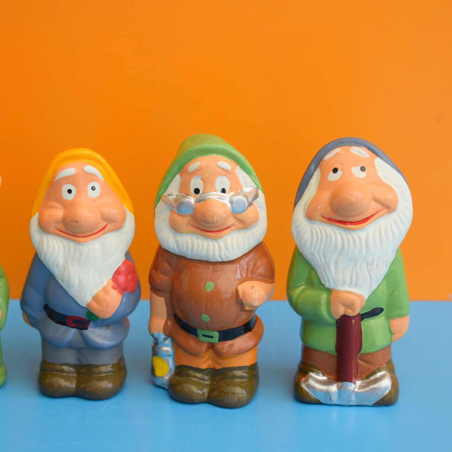 Vintage 1990s Ceramic Gnome - Snow White/ Seven Dwarfs - Boxed by Pineapple Retro