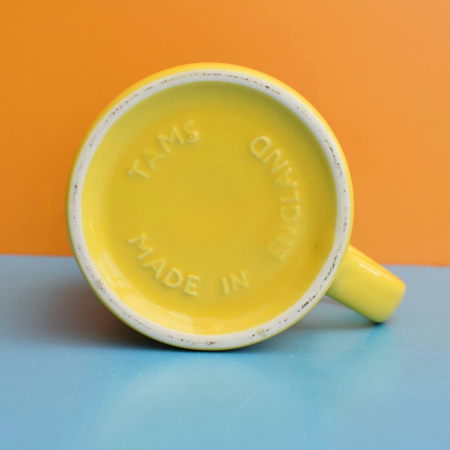 Vintage 1980s Mugs - M&Ms Chocolate / Mini Eggs - Yellow