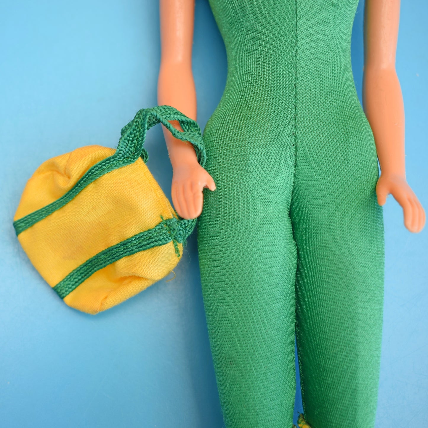 Vintage 1980s Barbie Doll - Great Shape - Green & Yellow